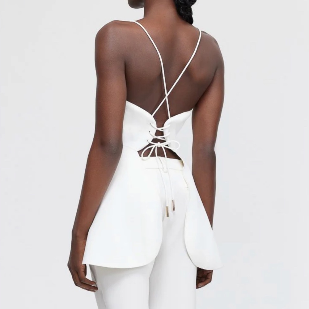 NWT Acler Allister Top - Ivory - Picture 2 of 12